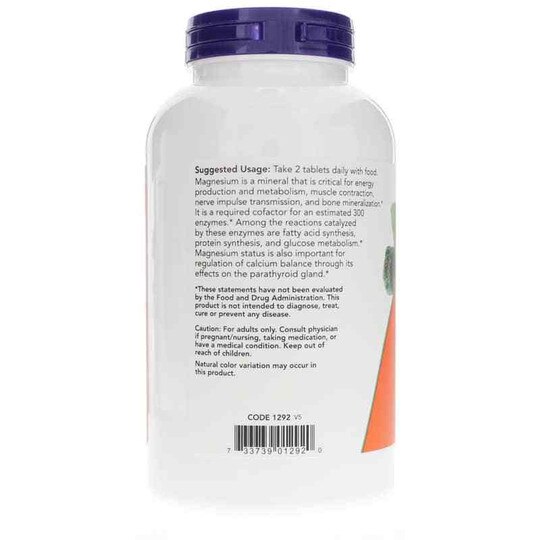 Magnesium Citrate Tablets 200 Mg, NOW